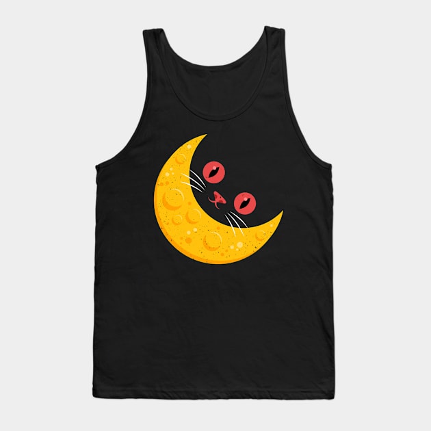 Cheese Eater Tank Top by salihgonenli